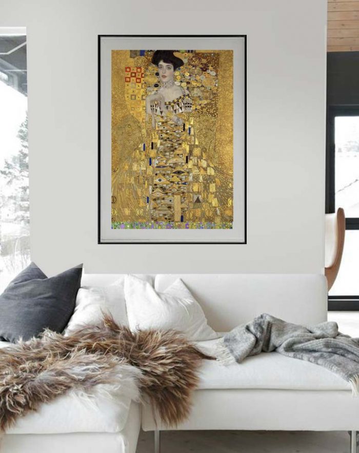 The Portrait of Adele by Gustav Klimt Art Print