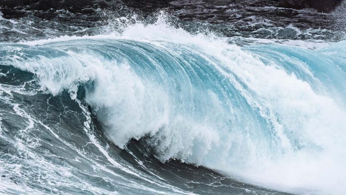 crashing wave photo print