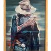 wood framed art
