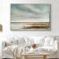 Crane in marshlands painting
