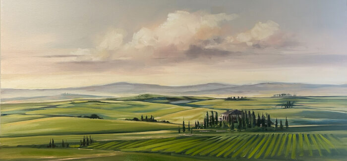 tuscany oil painting