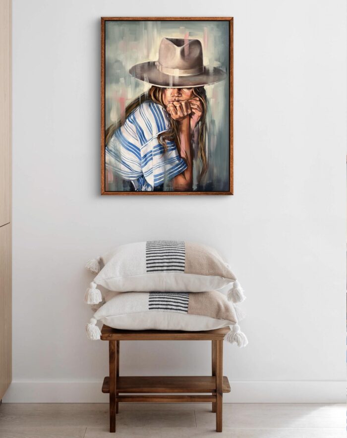 Fedora Hat Art print