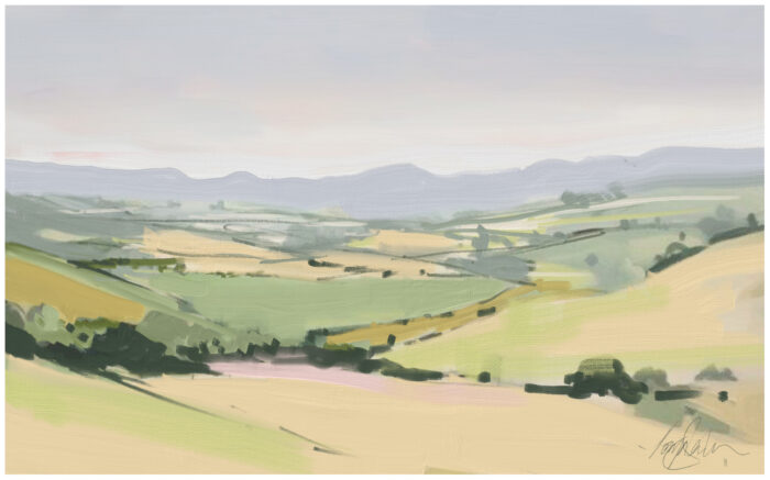 landscape art print