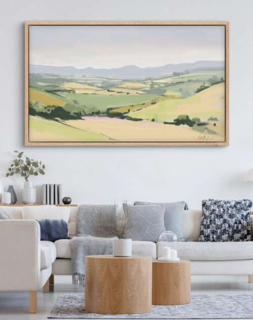 art print countryside
