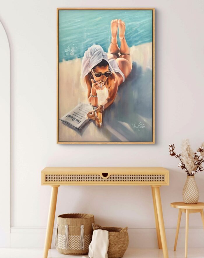 framed canvas art print