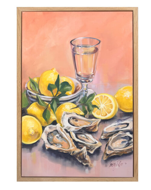 oysters and lemons still life